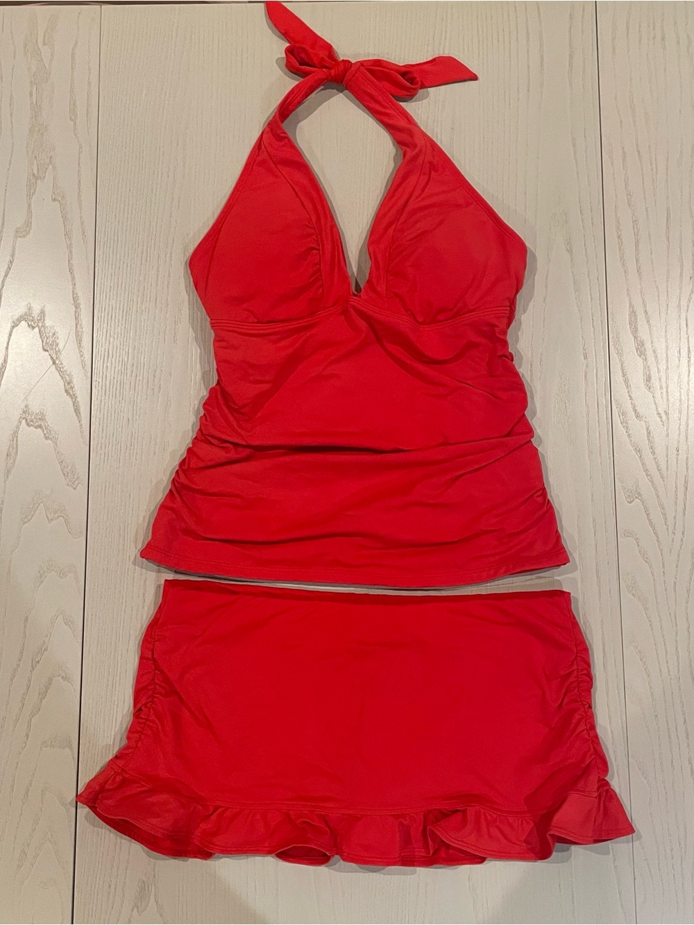 Athleta Halter Tankini Bikini Skirt Bottom - Size Small